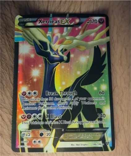 2014 Pokémon XY #146 Xerneas EX — front