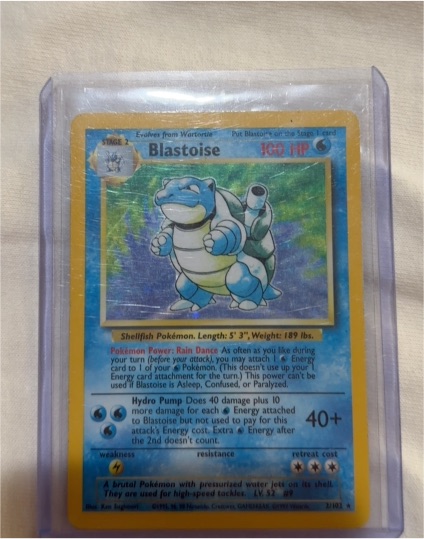 1999 Pokemon Base Set #2 Blastoise — front