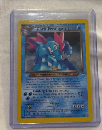 2000 Neo Destiny #5 Dark Feraligatr — front