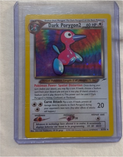 2002 Pokémon Neo Destiny #8 Dark Porygon2 — front