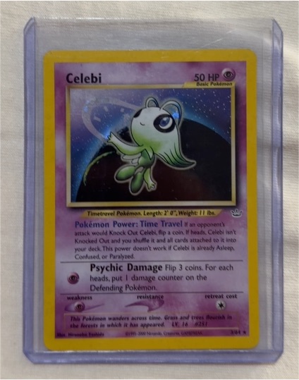 2001 Pokémon Neo Revelation #3 Celebi — front