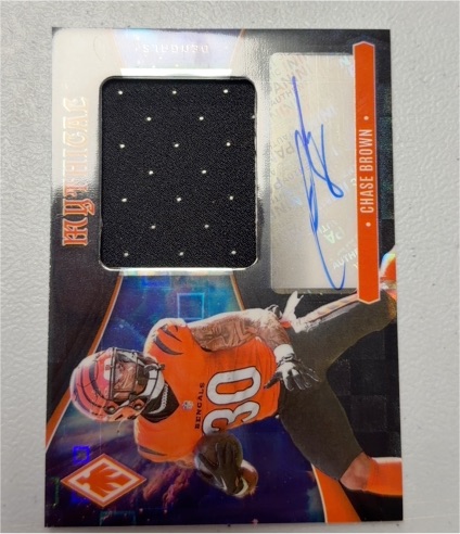 2025 Panini Phoenix Mythical #MMA-CBM Chase Brown — front