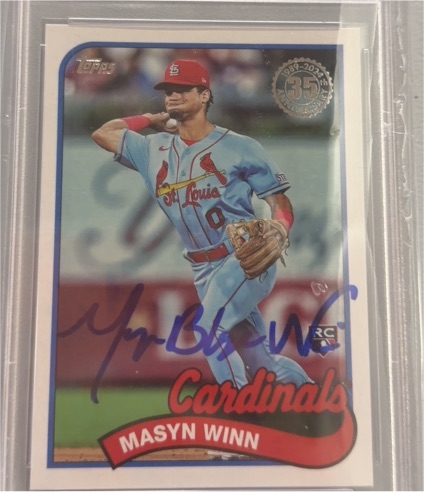 2024 Topps Series 1 1989 Topps #89B-58 Masyn Winn — front