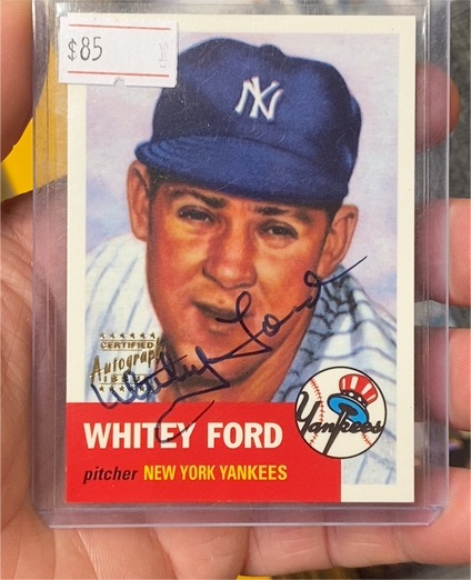 1991 Topps Archives 1953 #207 Whitey Ford — front