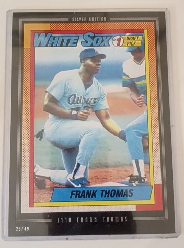 1990 Topps #414 Frank Thomas — front