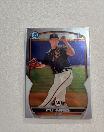 2023 Bowman Chrome #BCP-93 Kyle Harrison — front