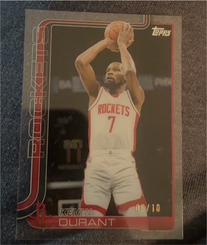 2025 Topps #7 Kevin Durant — front
