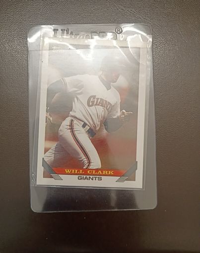 1991 Topps #11 Will Clark — front