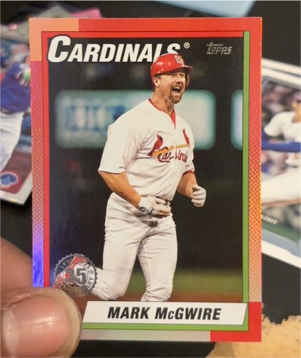 2025 Topps Update #U90-19 Mark McGwire — front