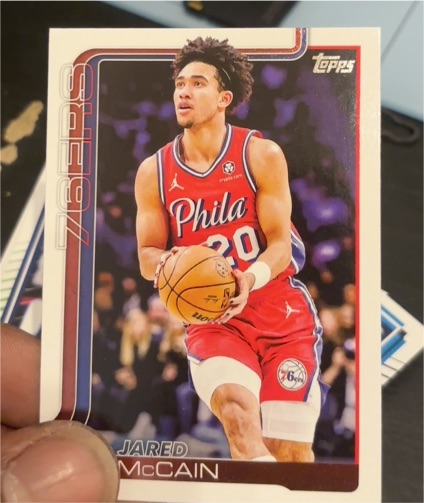 2025-26 Topps #24 Jared McCain — front