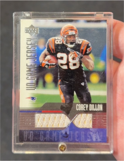 2004 Upper Deck Game Jerseys #CDGJ Corey Dillon — front