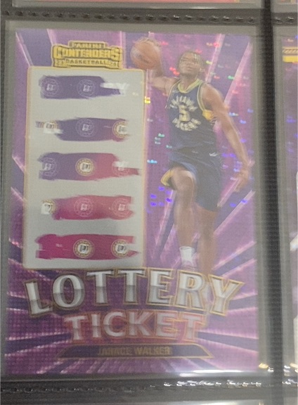 2023-24 Panini Contenders #8 Jarace Walker Lottery Ticket — front