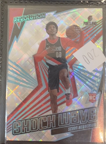 2023-24 Panini Revolution #14 Scoot Henderson Shock Wave — front