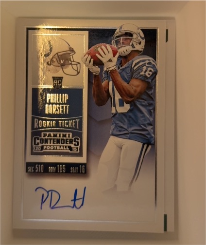 2015 Panini Contenders #231 Phillip Dorsett Rookie Ticket Auto — front
