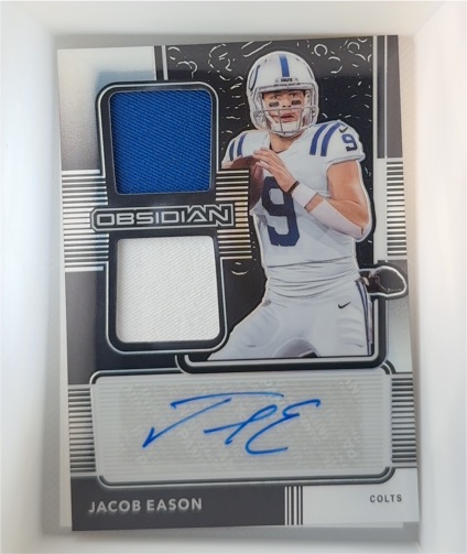 2020 Panini Obsidian #RJI-36 Jacob Eason — front
