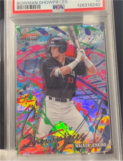 2024 Bowman's Best Showpieces #BS7 Walker Jenkins — front