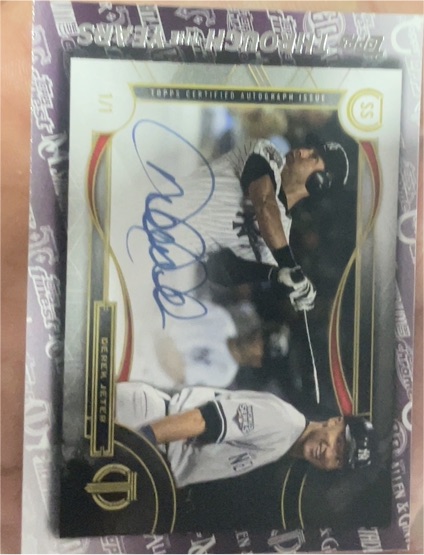 2021 Topps Through the Years #TTY-21 Derek Jeter — front
