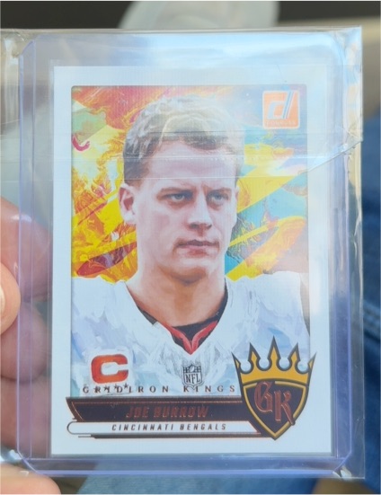 2025 Panini Donruss Joe Burrow Gridiron Kings #GK-JBW — front
