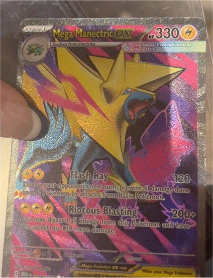2025 Pokémon #158 Mega Manectric EX — front