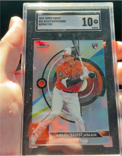 2023 Topps Finest #22 Adley Rutschman Refractor — front