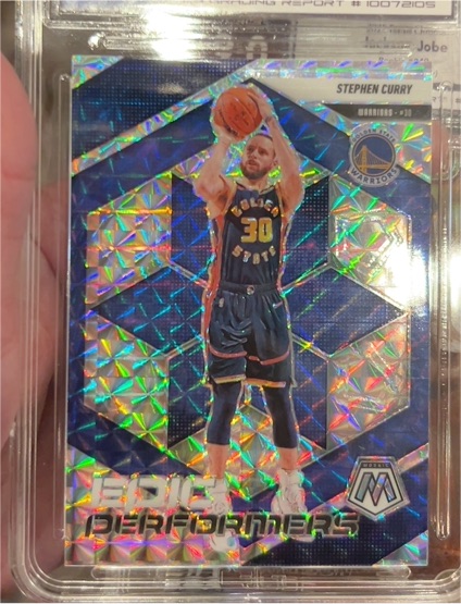 2024-25 Panini Mosaic #3 Stephen Curry Epic Performers — front