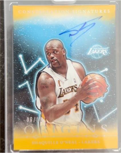 2024 Panini Origins Constellation Signatures #CS-SON Shaquille O'Neal — front