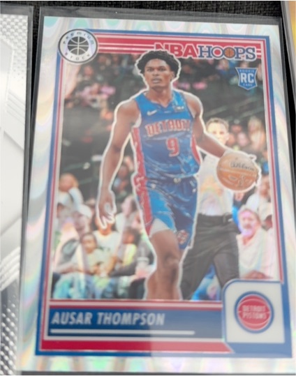 2023-24 Panini NBA Hoops Premium Stock #100 Ausar Thompson — front