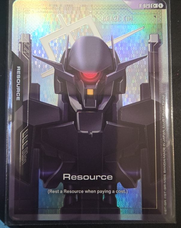2023 Gundam TCG Steel Requiem #R-029 Resource Graze Ein — front
