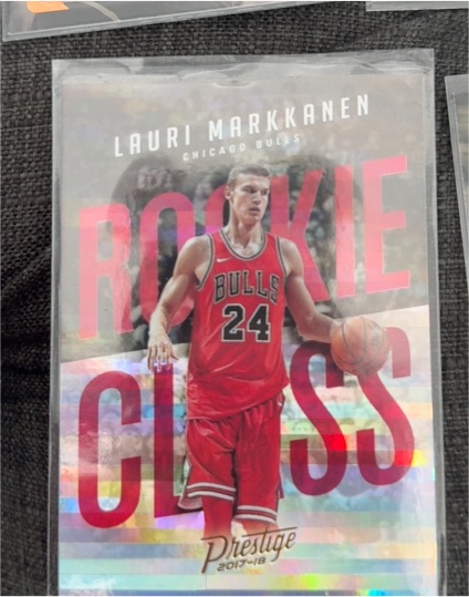 2017-18 Panini Prestige #7 Lauri Markkanen Rookie Class — front