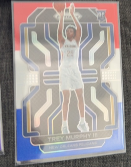 2021-22 Panini Prizm #288 Trey Murphy III Red White and Blue Rookie — front