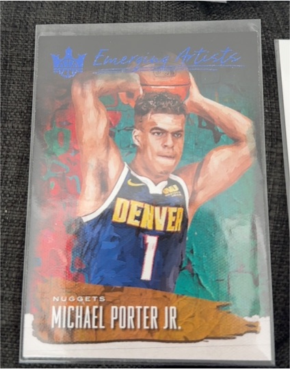 2018-19 Panini Court Kings Emerging Artists #15 Michael Porter Jr. — front
