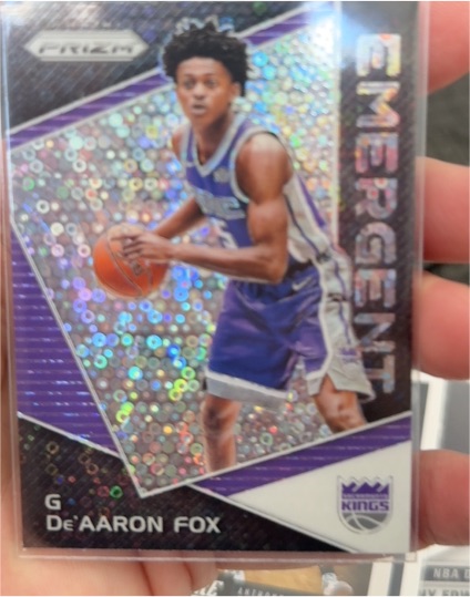 2017-18 Panini Prizm #EM-DEA De'Aaron Fox — front
