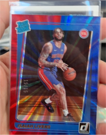 2021-22 Donruss #227 Isaiah Livers — front