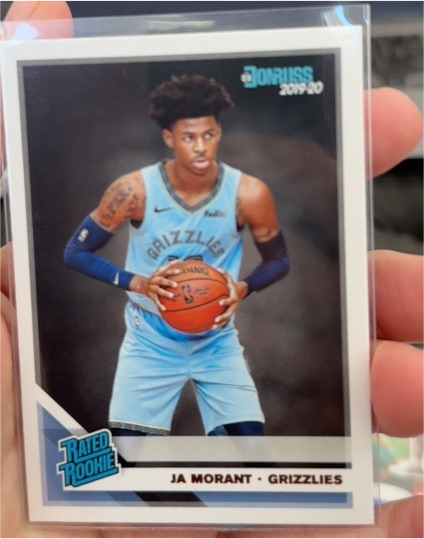 2019-20 Donruss #202 Ja Morant Rated Rookie — front