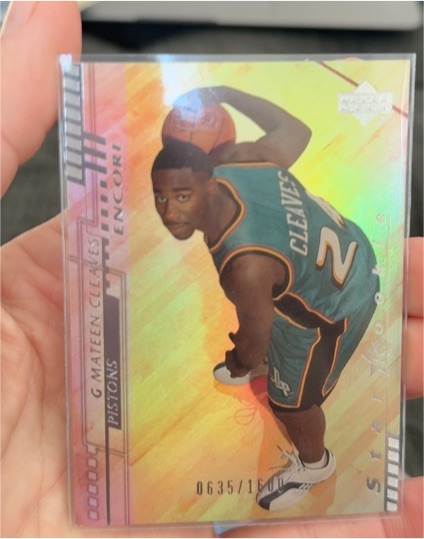 2000-01 Upper Deck Encore #157 Mateen Cleaves — front