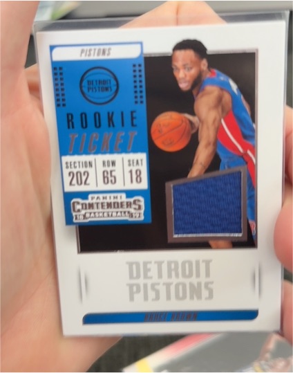 2018-19 Panini Contenders Rookie Ticket #RT-BRN Bruce Brown — front