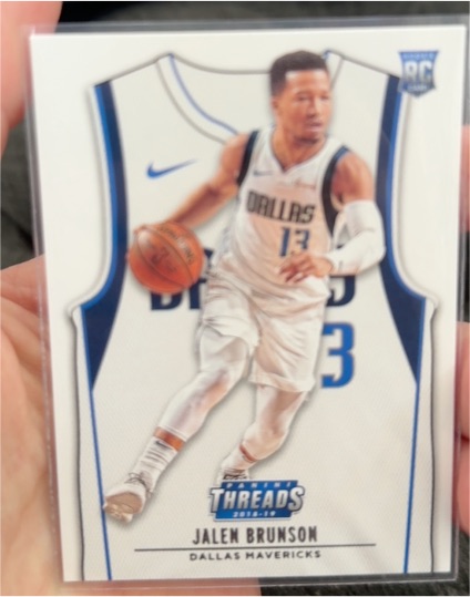 2018-19 Panini Threads #124 Jalen Brunson — front
