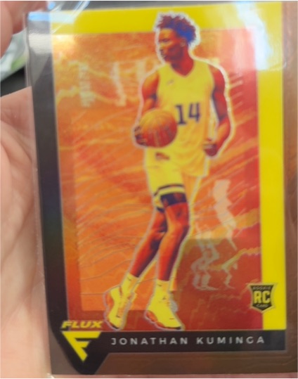 2021 Panini Chronicles Draft Picks Flux #230 Jonathan Kuminga — front