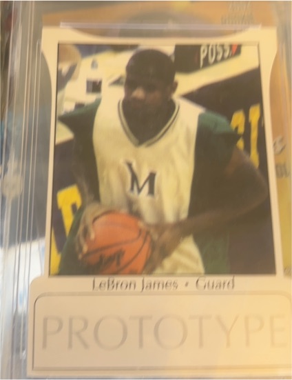 2002 SignaGrafix LeBron James Prototype — front