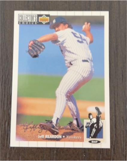 1994 Upper Deck Collector's Choice #592 Jeff Reardon — front