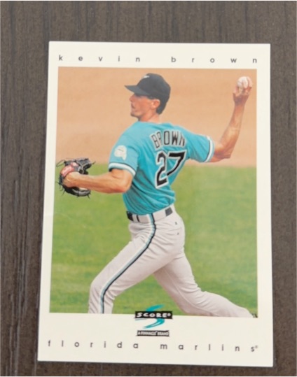 1997 Score #27 Kevin Brown — front