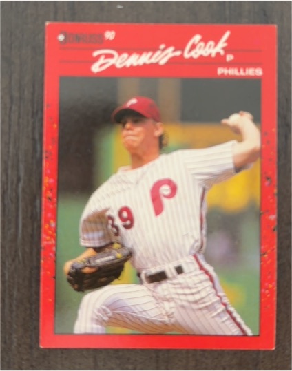1990 Donruss #193 Dennis Cook — front