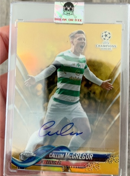 2017 Topps Chrome UEFA Champions League #14 Callum McGregor — front