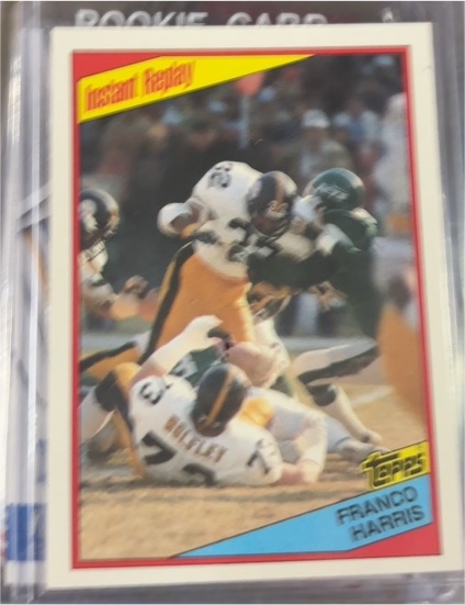 1984 Topps #166 Franco Harris Instant Replay — front