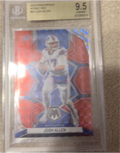 2022 Panini Mosaic #20 Josh Allen — front