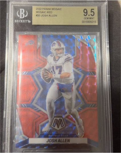 2022 Panini Mosaic #20 Josh Allen — front