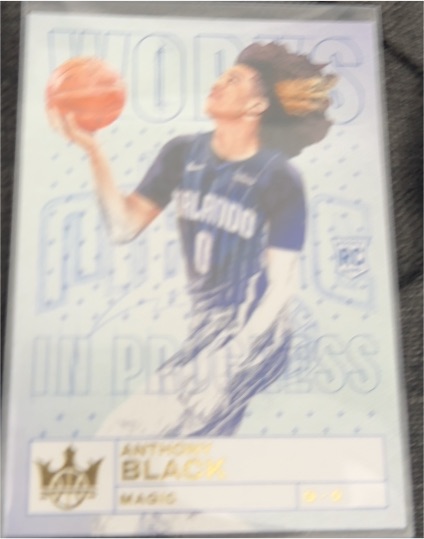 2023-24 Panini Court Kings Works in Progress #18 Anthony Black — front