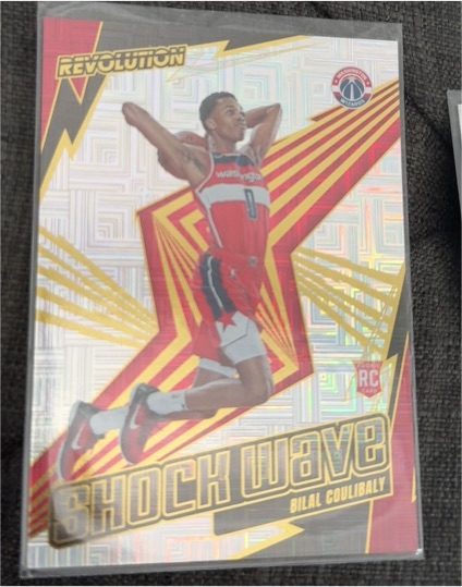 2023-24 Panini Revolution #24 Bilal Coulibaly Shock Wave — front