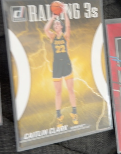 2024 Panini Caitlin Clark Collection Raining 3s #R2 Caitlin Clark — front