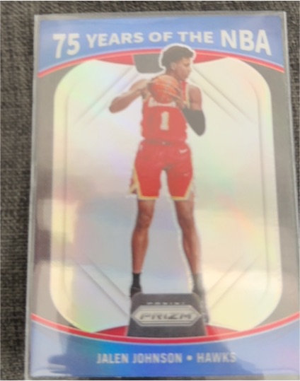 2021-22 Panini Prizm 75 Years of the NBA #24 Jalen Johnson — front